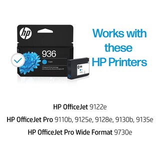 Foto 2 | Cartucho de Tinta HP 936 Cyan para OfficeJet 9120 9110 9120 9130 9730 - Venta Internacional