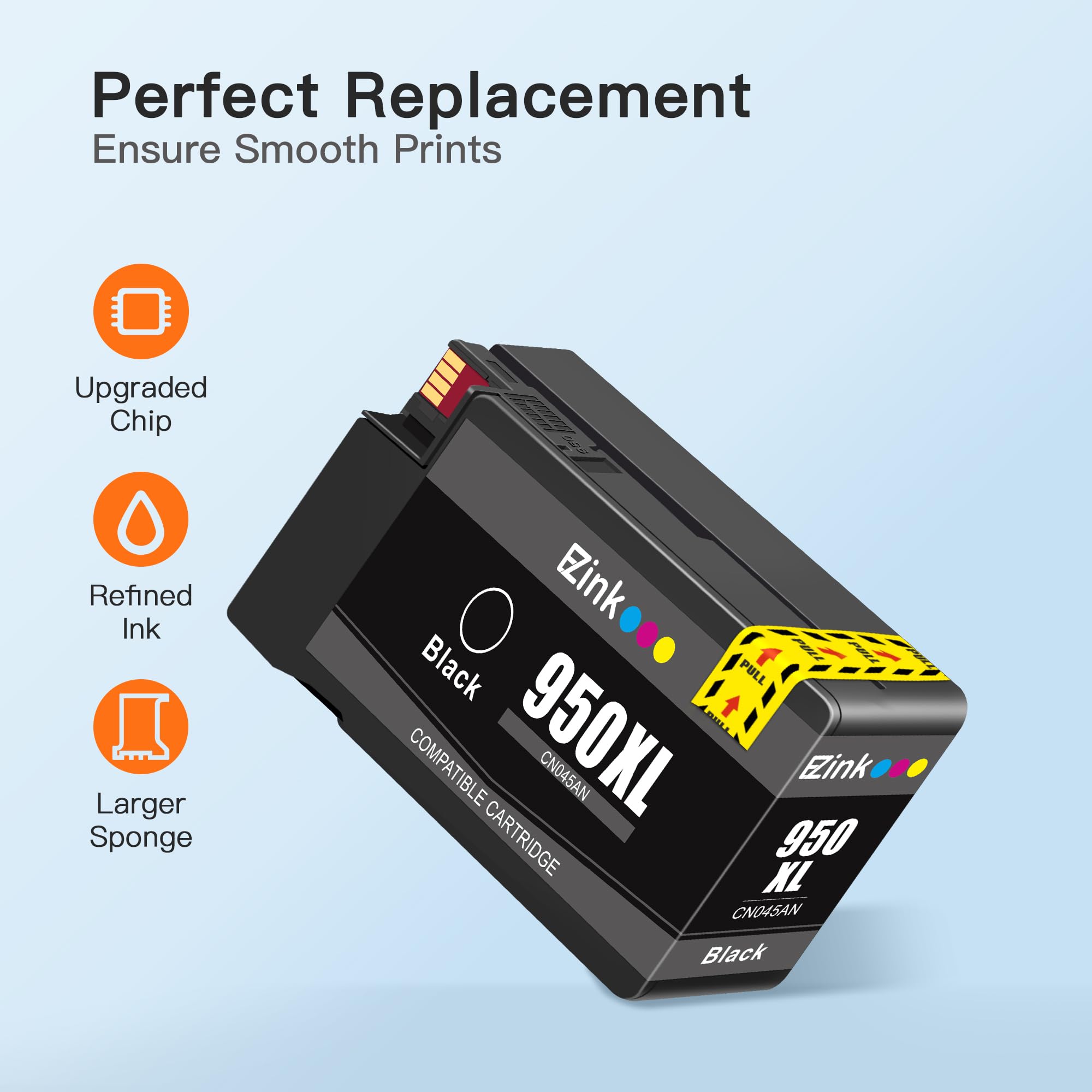 Foto 4 | Cartucho De Tinta E-z Ink Compatible Para Hp 950xl 951xl, Paquete De 4 - Venta Internacional.