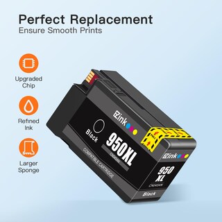 Foto 4 | Cartucho De Tinta E-z Ink Compatible Para Hp 950xl 951xl, Paquete De 4 - Venta Internacional.