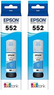 Foto 1 | Botella De Tinta Epson Claria Et Premium T552220 Cyan (paquete De 2) - Venta Internacional.