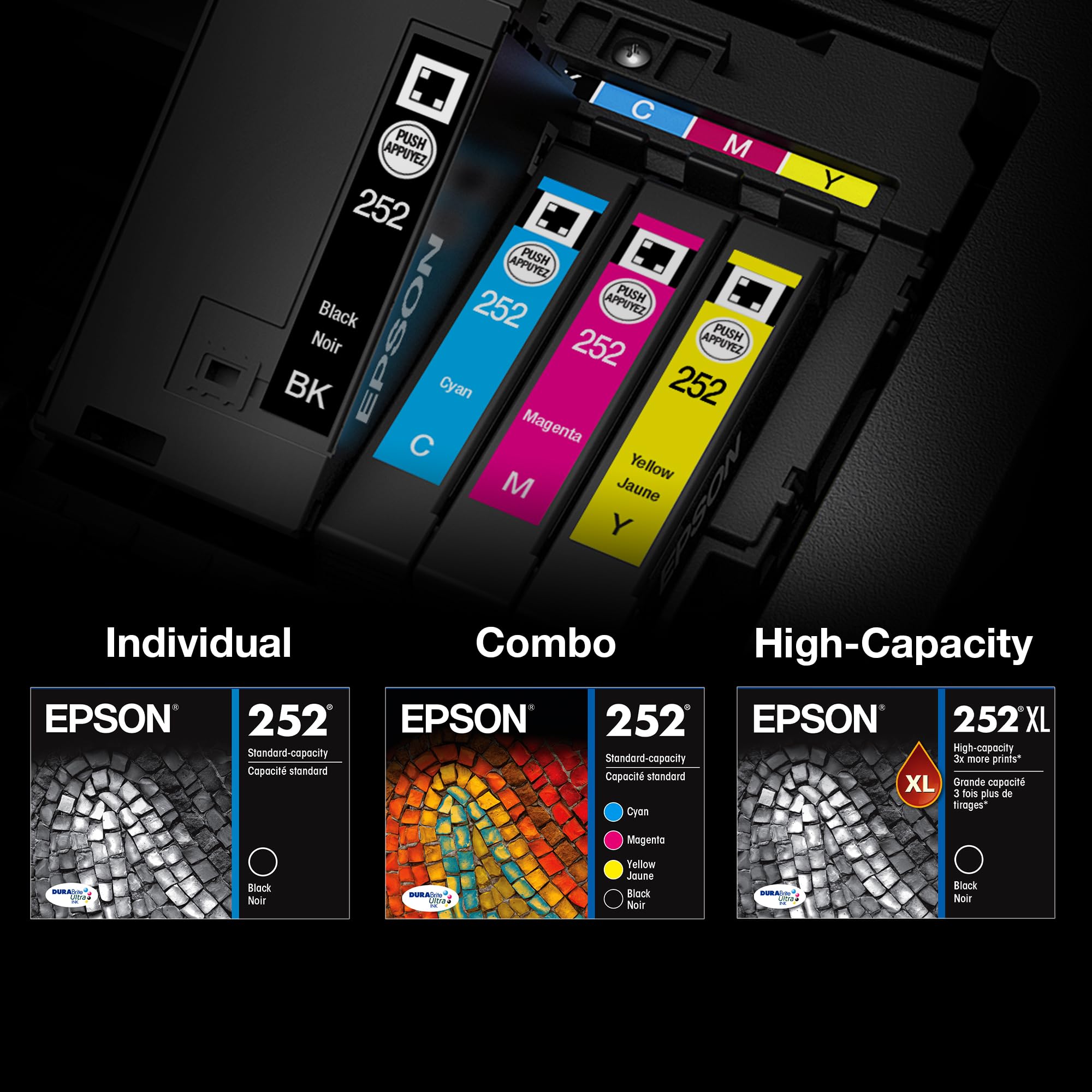 Foto 5 | Cartucho De Tinta Epson 252 Durabrite Ultra High Capacity Magenta - Venta Internacional.