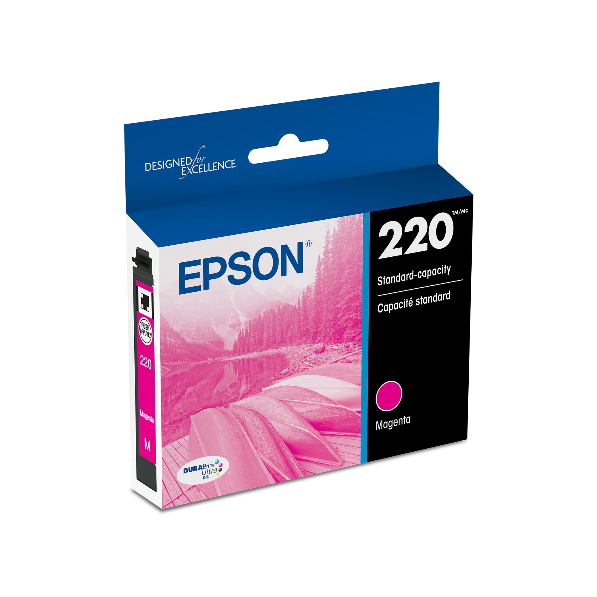 Foto 2 pulgar | Cartucho De Tinta Epson 220 Durabrite Ultra Magenta (t220320-s) - Venta Internacional.