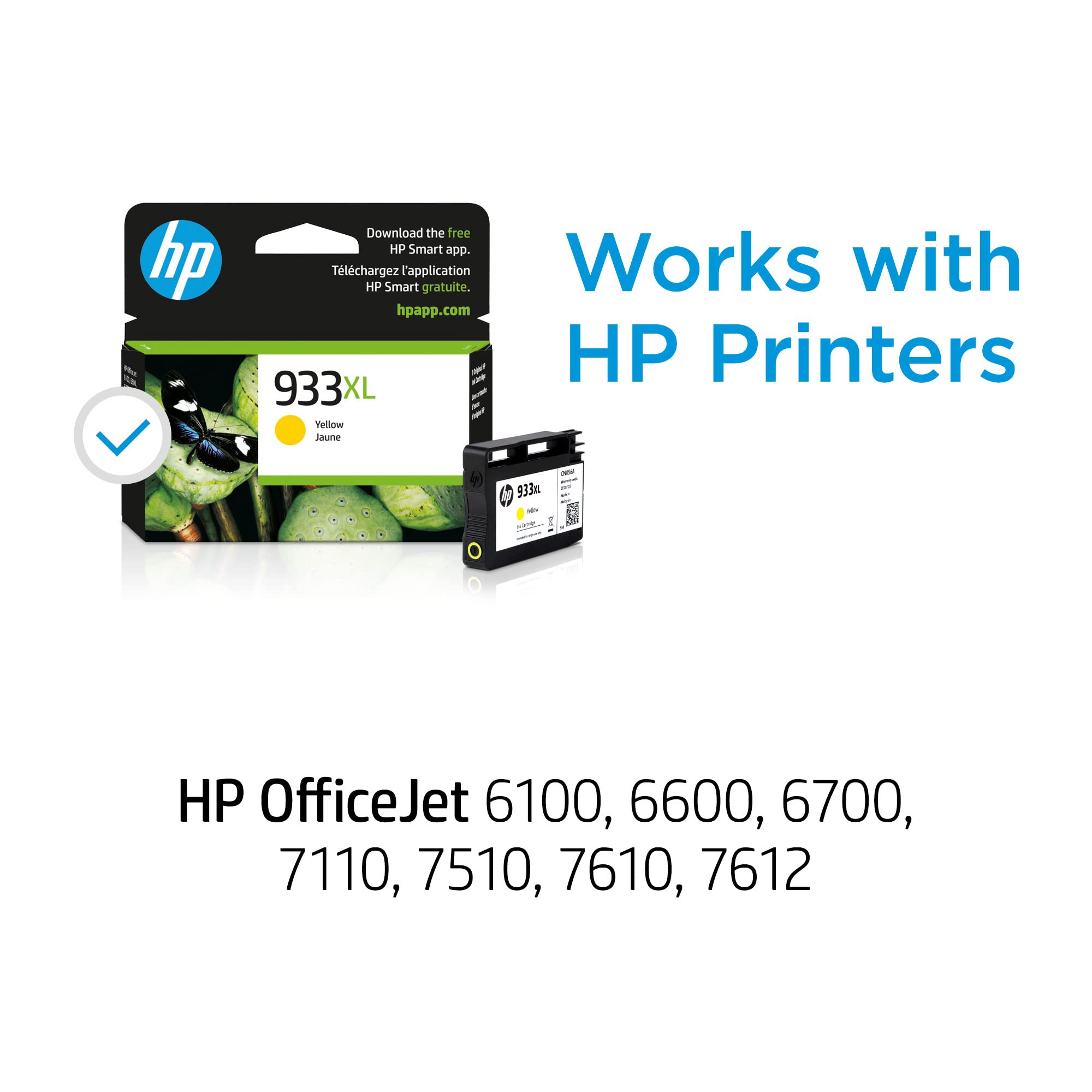 Foto 2 | Cartucho de Tinta Original HP 933XL Amarillo