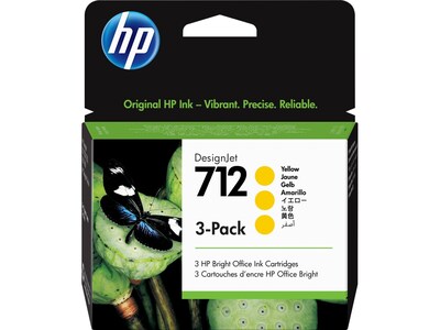 Foto 1 | Cartuchos De Tinta Hp 712 Amarillos De 29 Ml, Paquete De 3, Originales (3ed79a) - Venta Internacional.