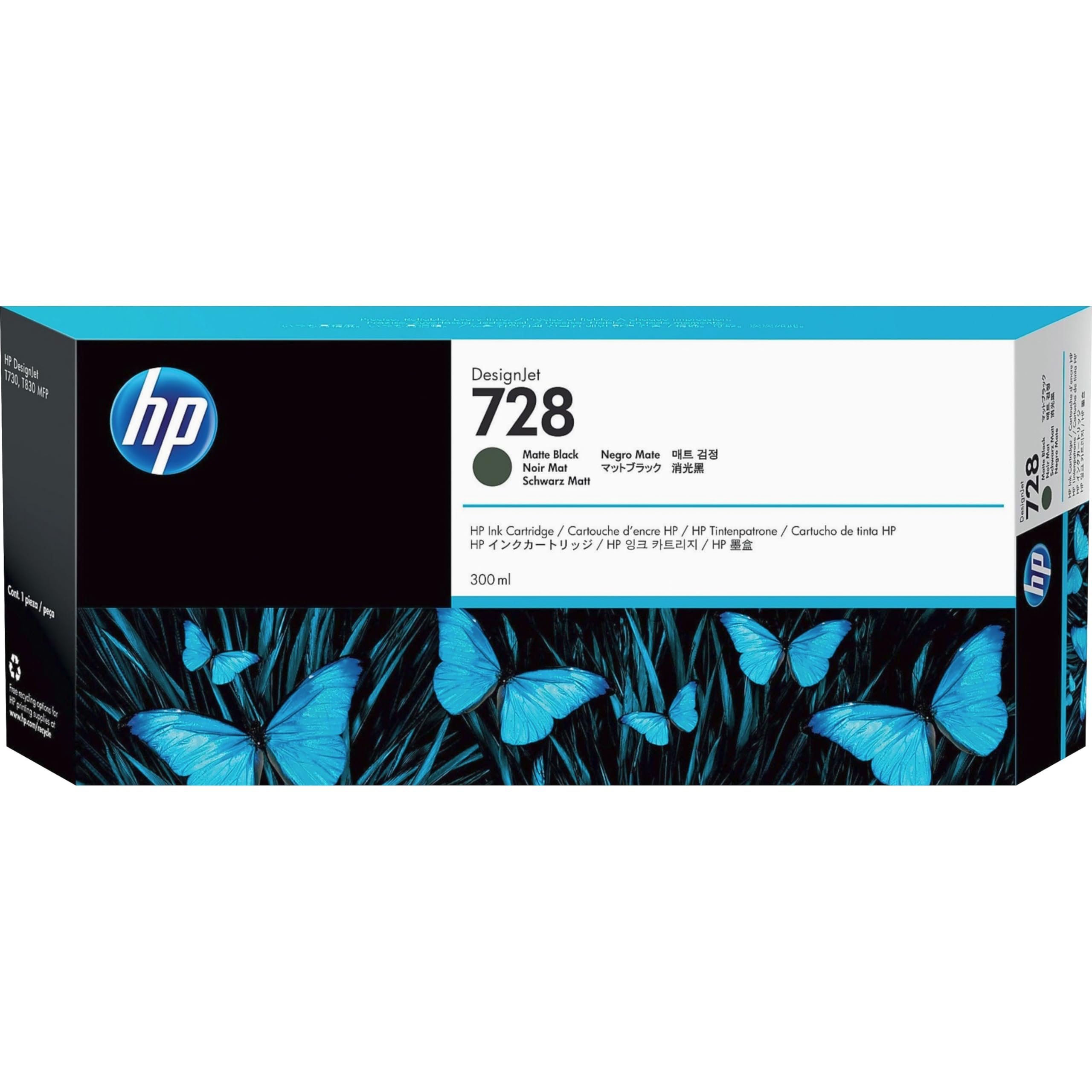 Foto 2 pulgar | Cartucho de Tinta Original HP 728 Negro Mate F9J68A - Venta Internacional
