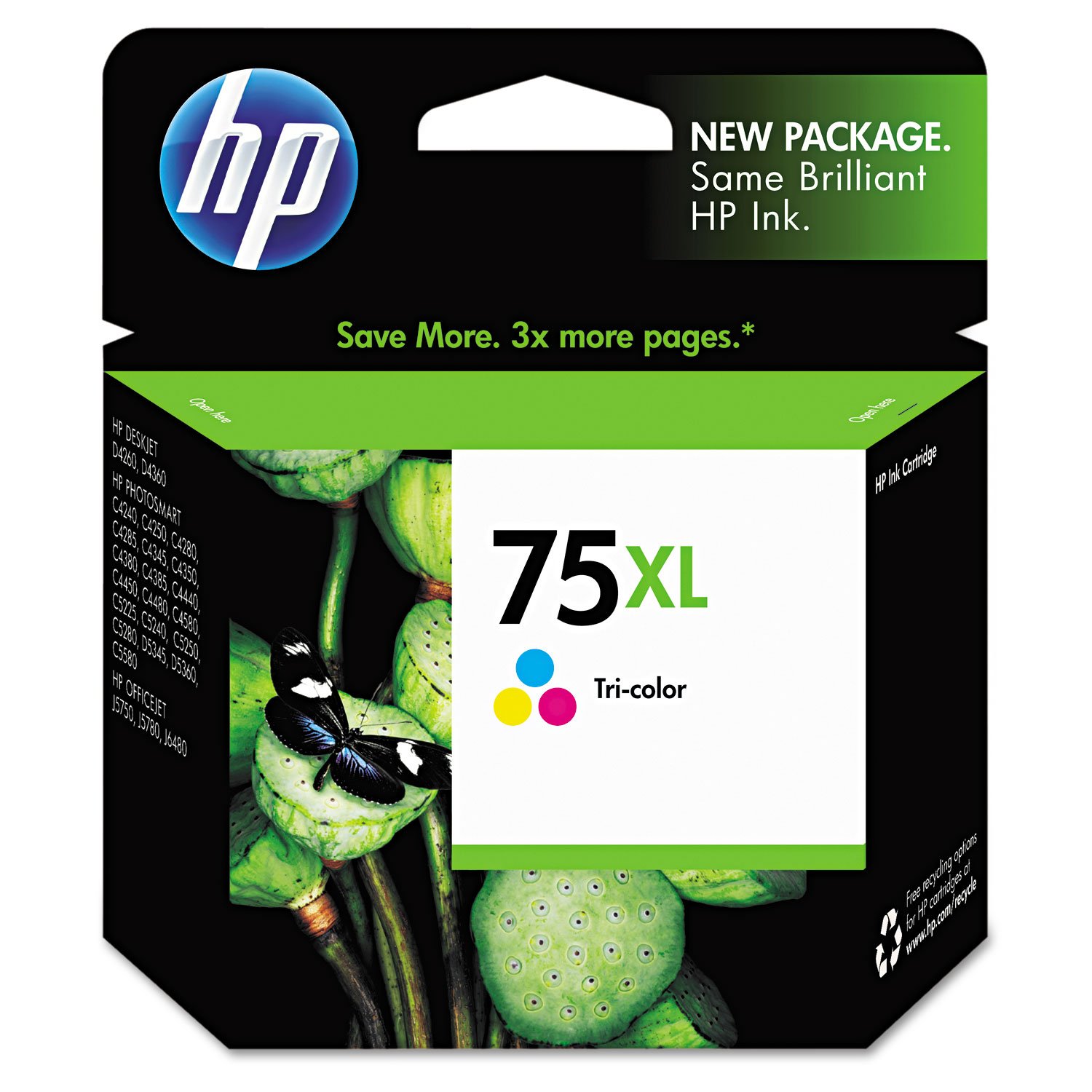 Foto 2 pulgar | Cartucho De Tinta Hp 75xl Tri-color Cb338wn - Venta Internacional.