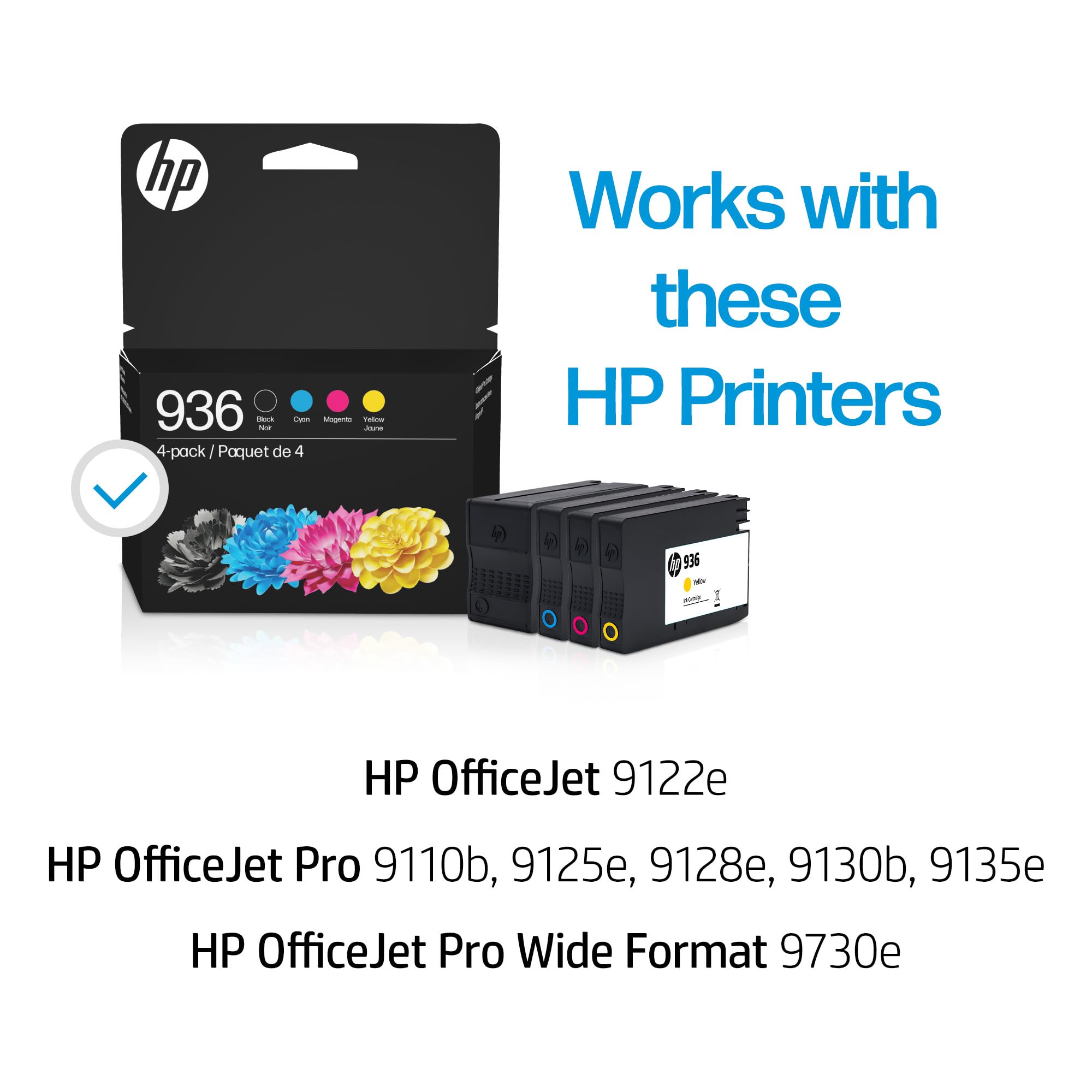 Foto 2 | Cartuchos De Tinta Hp 936 Negro  Cian  Magenta Y Amarillo (paquete De 4) - Venta Internacional.