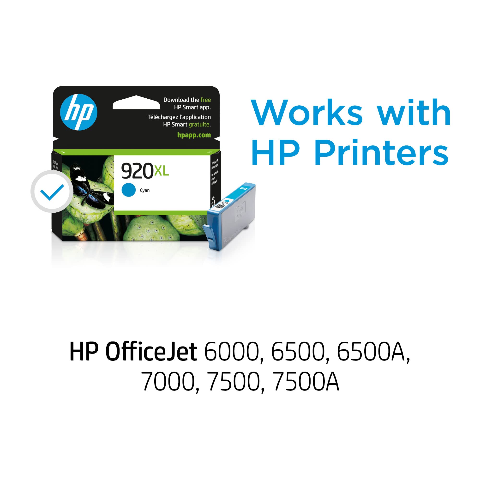Foto 2 | Cartucho De Tinta Hp 920xl Cian De Alto Rendimiento | Officejet 6000 6500 7000 7500 - Venta Internacional.