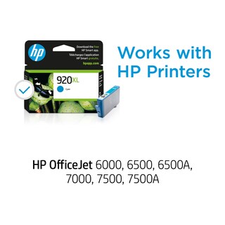 Foto 2 | Cartucho De Tinta Hp 920xl Cian De Alto Rendimiento | Officejet 6000 6500 7000 7500 - Venta Internacional.