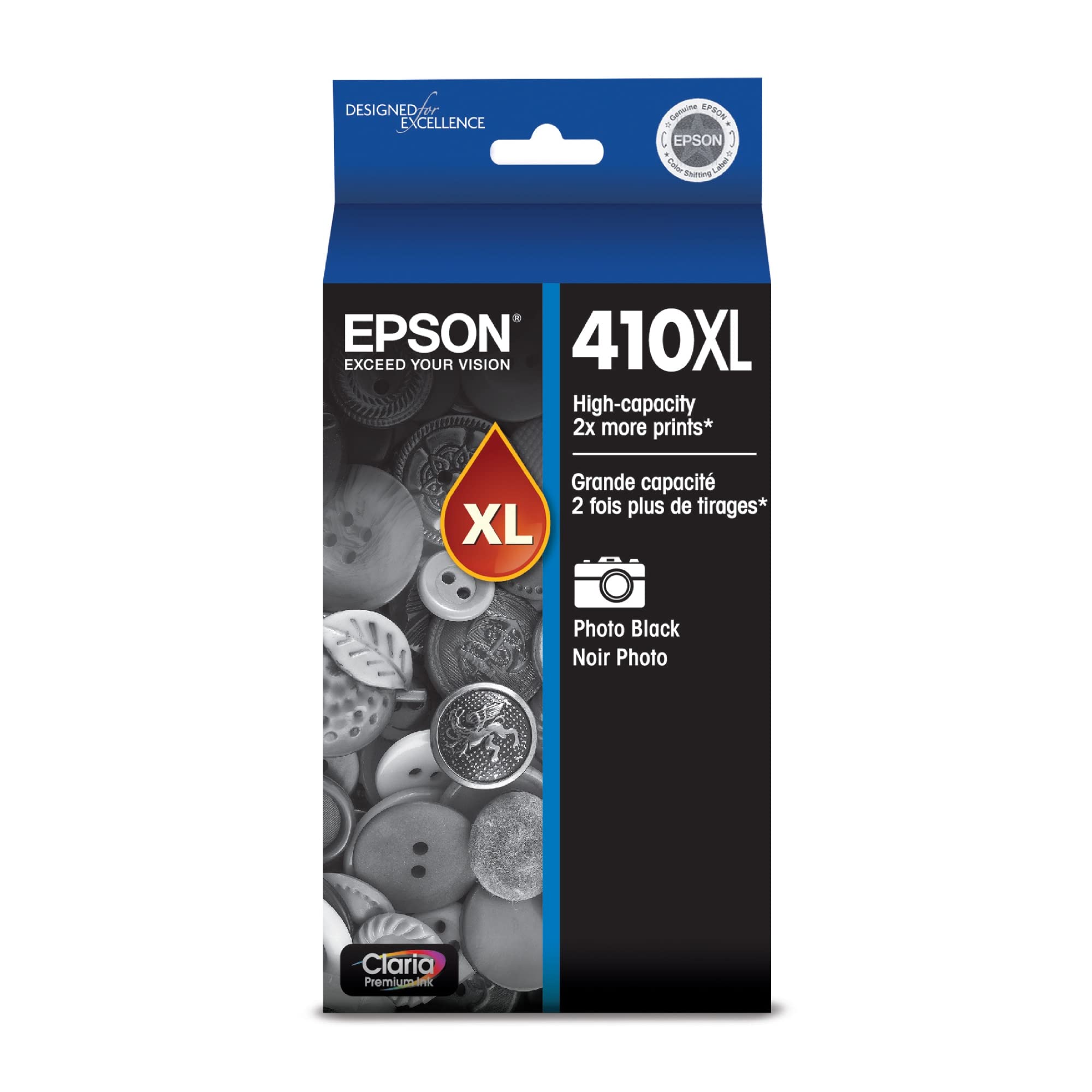 Foto 2 pulgar | Cartucho De Tinta Epson 410 Claria Premium High Capacity Negro - Venta Internacional.