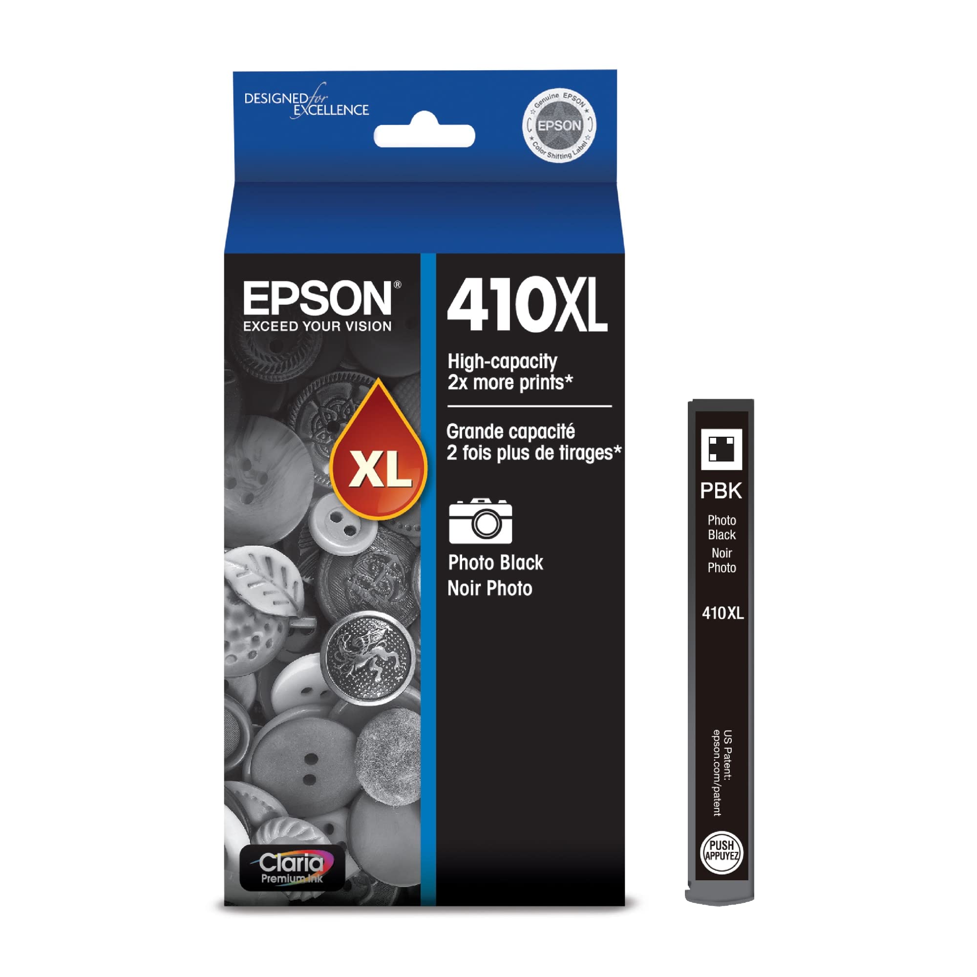 Foto 3 pulgar | Cartucho De Tinta Epson 410 Claria Premium High Capacity Negro - Venta Internacional.