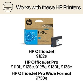 Foto 2 | Cartucho De Tinta Hp 936e Evomore Cyan Para Officejet Serie 9120 - Venta Internacional.