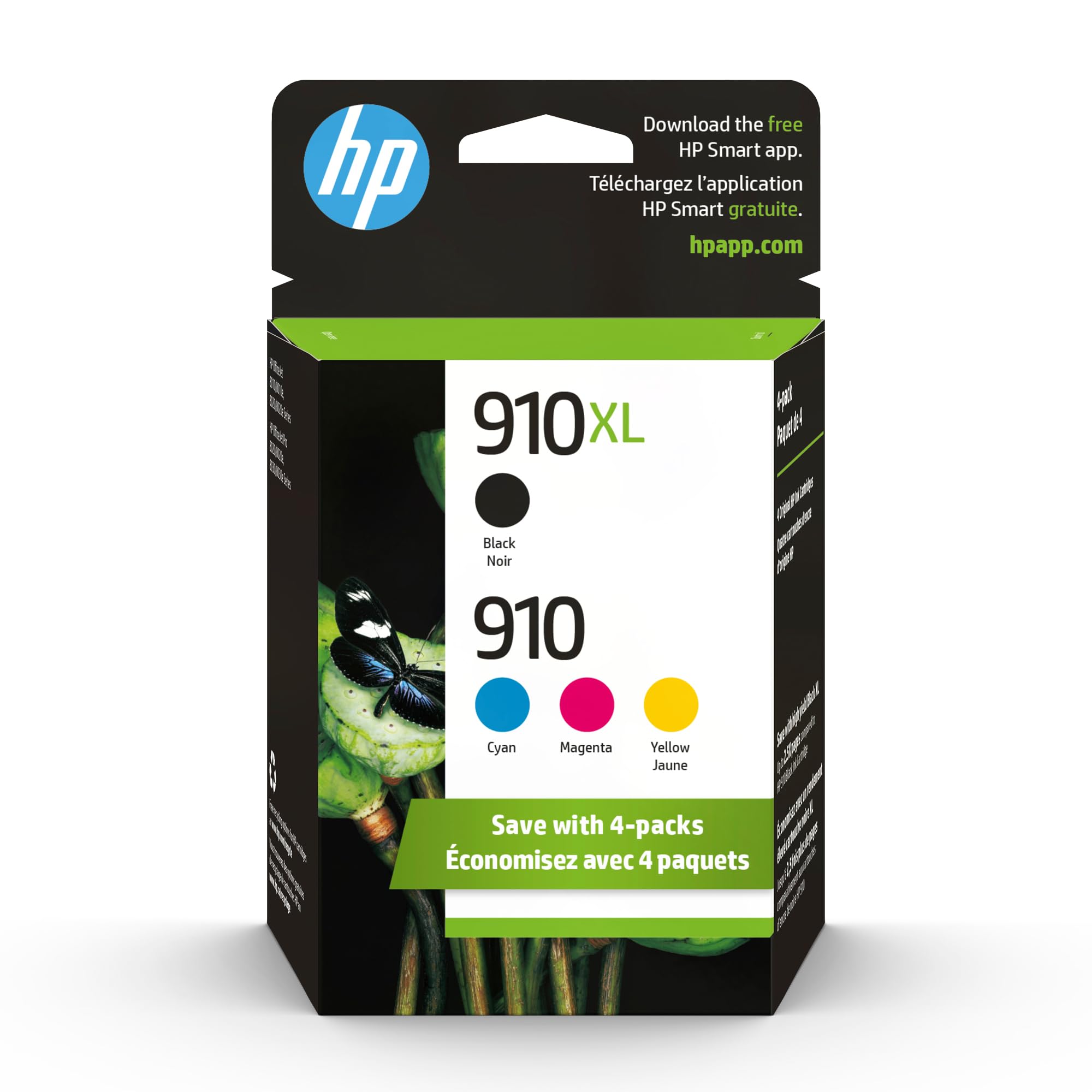 Foto 1 | Cartuchos De Tinta Hp 910 Cian  Magenta  Amarillo/910xl Negro (paquete De 4) - Venta Internacional.