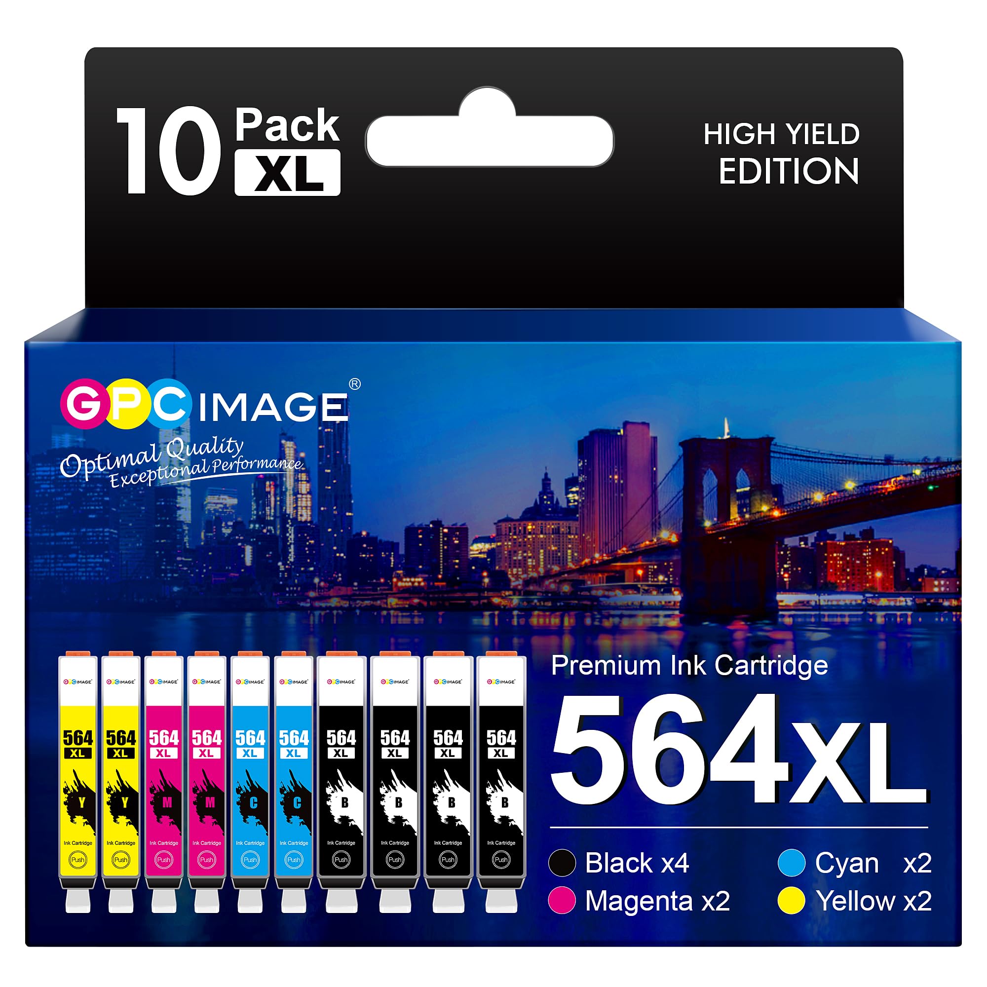 Foto 2 pulgar | Cartucho De Tinta Gpc Image De Repuesto Para Hp 564xl 564 Xl - Venta Internacional.