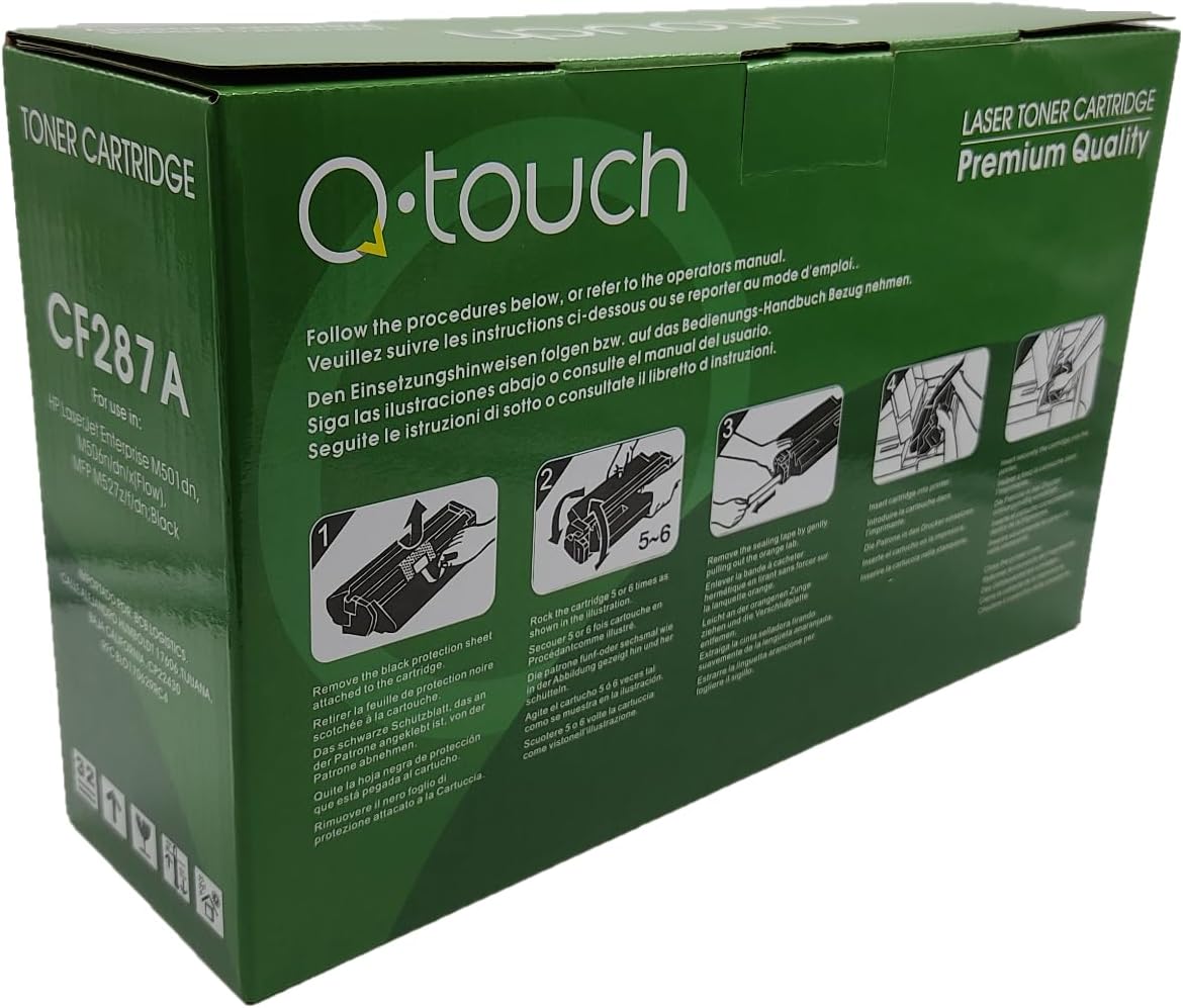 Foto 3 pulgar | Tóner Negro Q-touch Cf287a Compatible con Hp