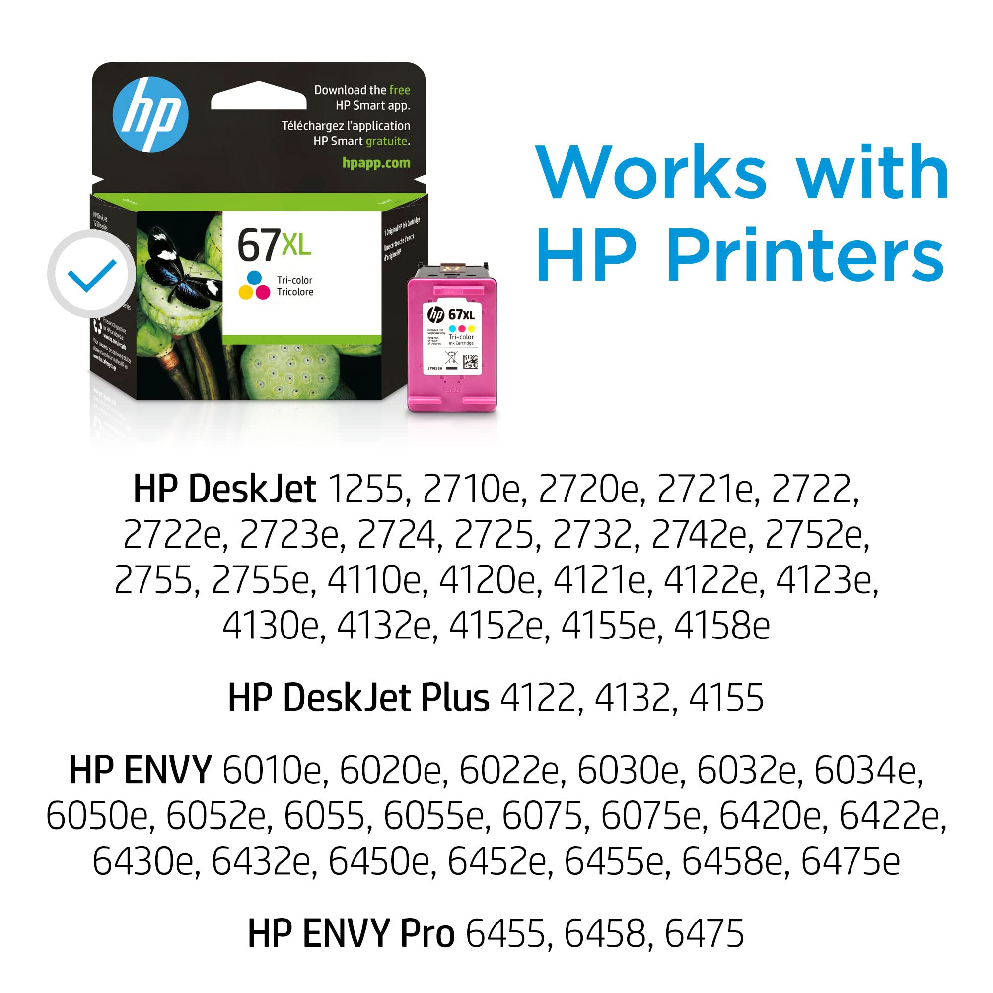 Foto 3 pulgar | Cartucho De Tinta Hp 67xl Tricolor De Alto Rendimiento Para Hp Deskjet - Venta Internacional.