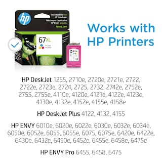 Foto 2 | Cartucho De Tinta Hp 67xl Tricolor De Alto Rendimiento Para Hp Deskjet - Venta Internacional.