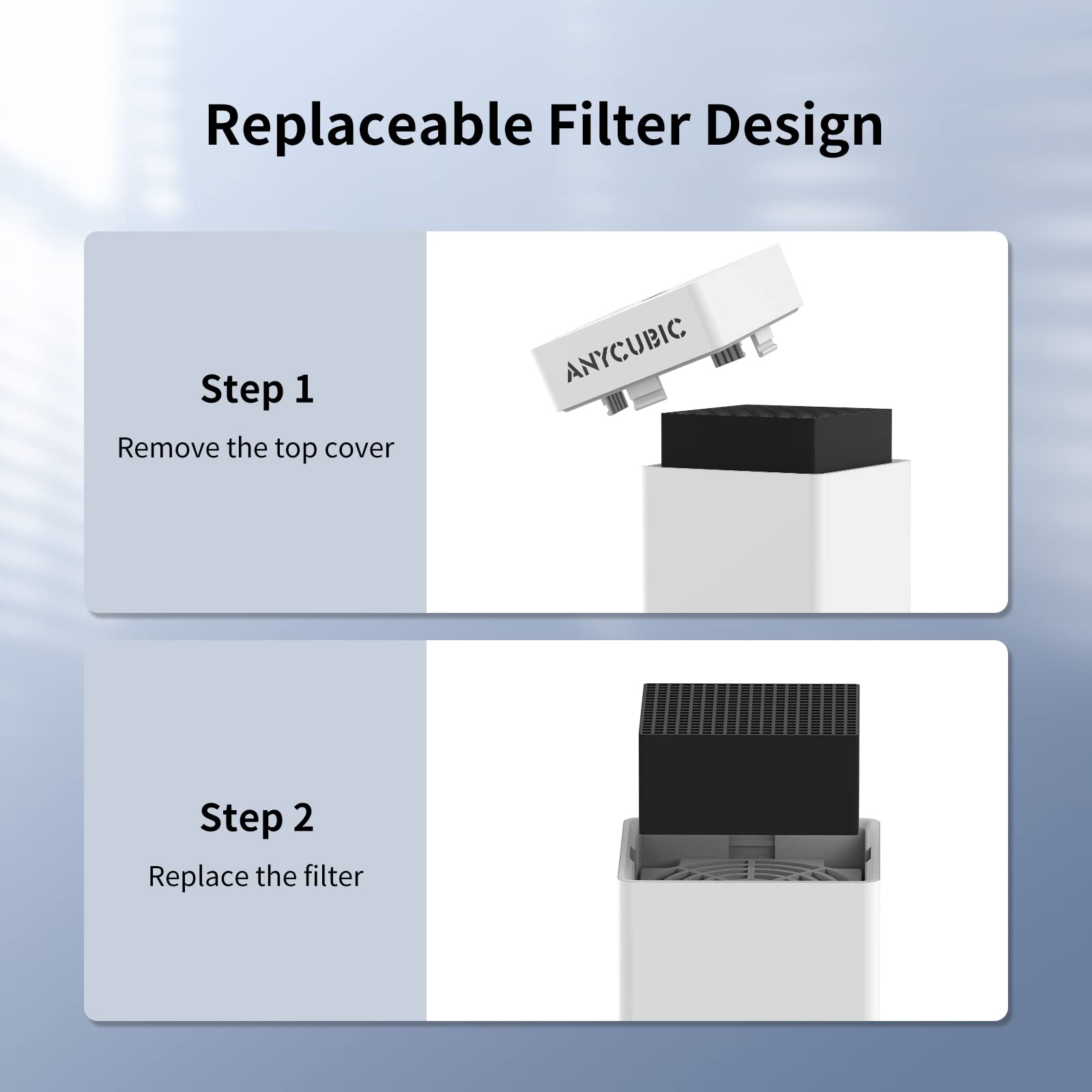 Foto 7 pulgar | Purificador Para Impresora 3d Anycubic Mini Purifier, Paquete De 2 - Venta Internacional.