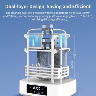 Foto 6 | Máquina De Lavado Y Curado Anycubic Wash & Cure Plus 3.0 Para Impresora 3d- Venta Internacional