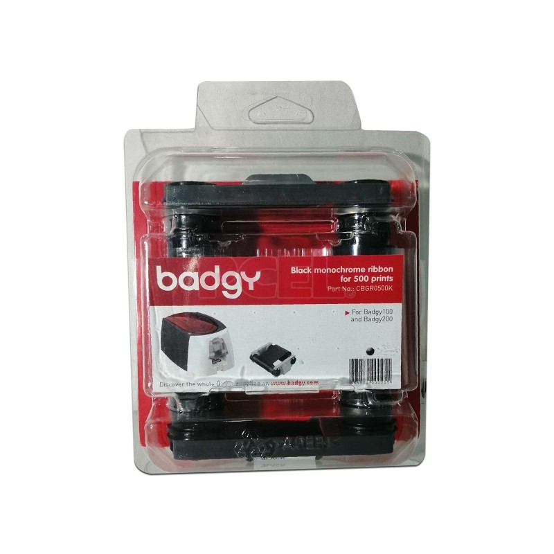 Foto 2 pulgar | Kit de Consumibles Badgy Cinta 100 Piezas Pvc Blancas