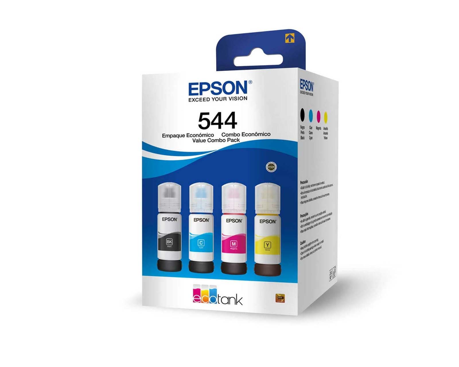 Foto 2 pulgar | Kit Tinta Epson T544 Negro Cian Magenta Amarillo