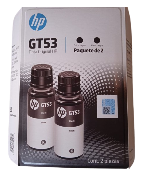 Foto 2 | Paquete De 2 Botellas Tinta Negra Originales Hp Gt53 Gt51 Gt51xl