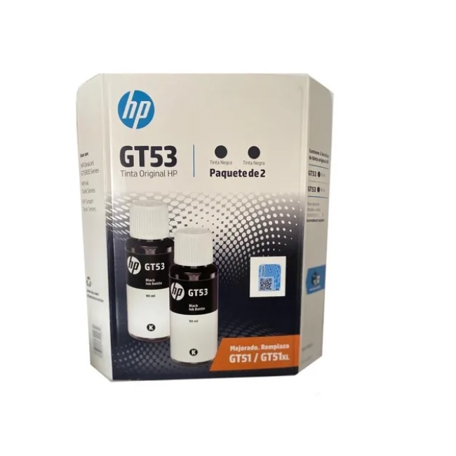 Foto 4 | Paquete De 2 Botellas Tinta Negra Originales Hp Gt53 Gt51 Gt51xl