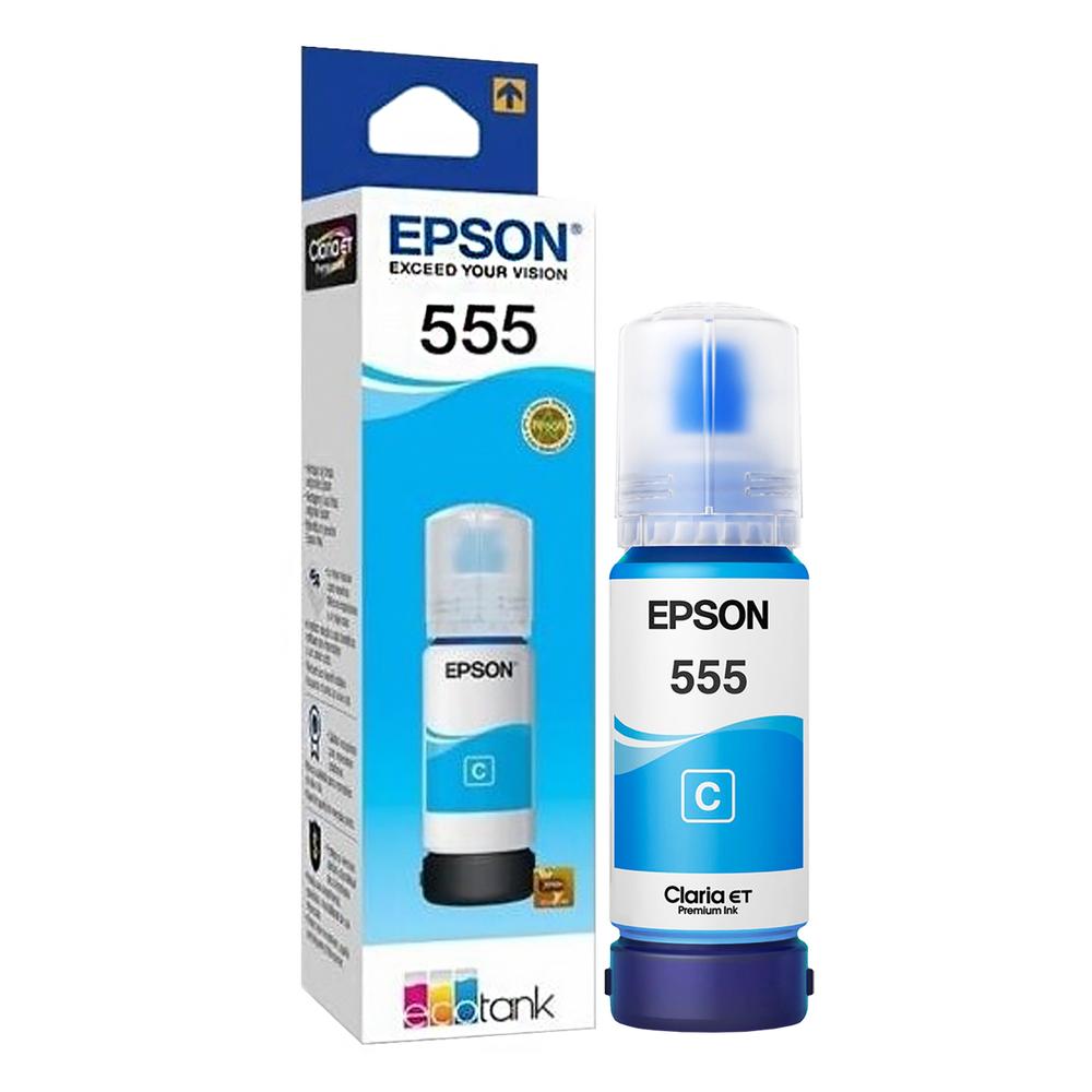 Foto 4 pulgar | Kit 5 Botellas Tinta Epson T555 L8180 L8160 70ml T555aclmp-v2