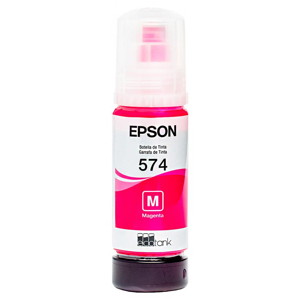 Botella Tinta Epson T574 L8050 L18050 Magenta 70ml T574320-al $499