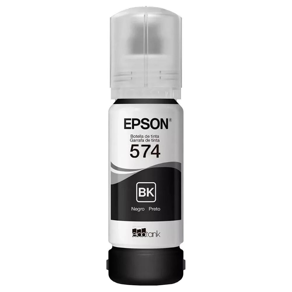 Botella Tinta Epson T574 L8050 L18050 Negro 70ml T574120-al $499