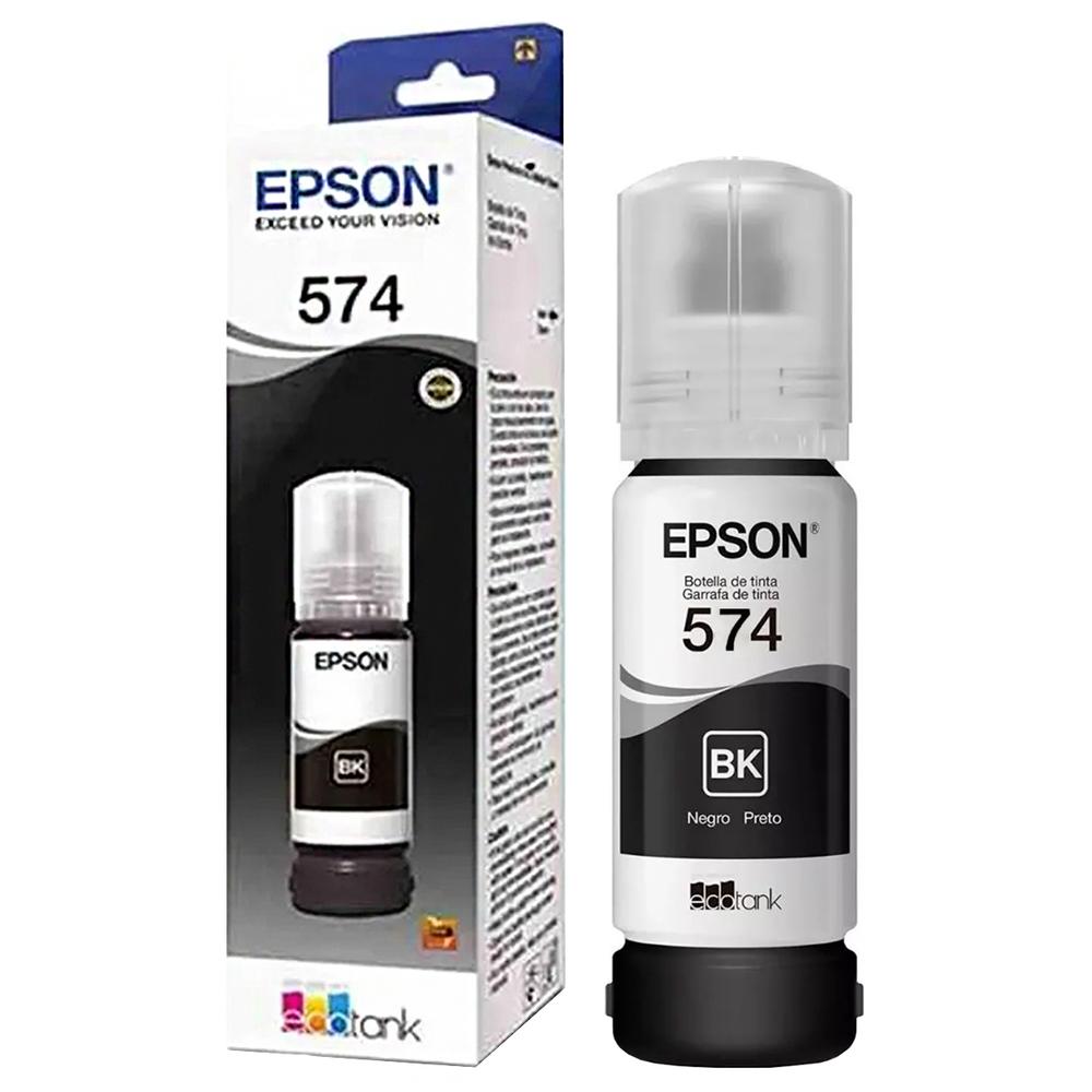 Foto 3 pulgar | Botella Tinta Epson T574 L8050 L18050 Negro 70ml T574120-al