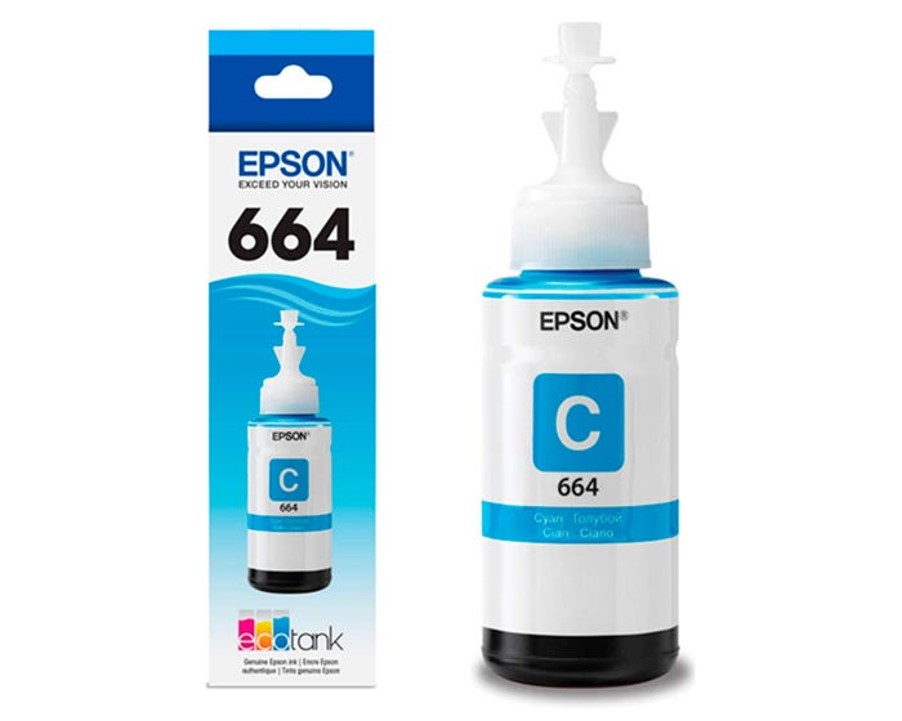 Epson - Botella De Tinta Cyan L120 L310/380/395/495/575/655/656/1455