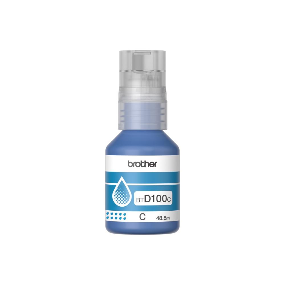 Botella de Tinta Brother Cyan Alto Rendimiento BTD100C