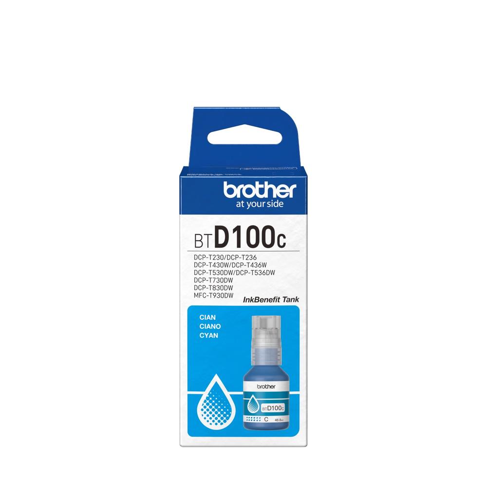 Foto 3 pulgar | Botella de Tinta Brother Cyan Alto Rendimiento BTD100C