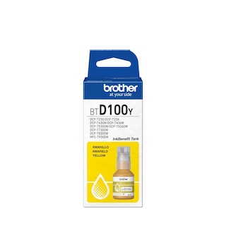Foto 2 | Botella de Tinta Brother Amarillo Alto Rendimiento BTD100Y