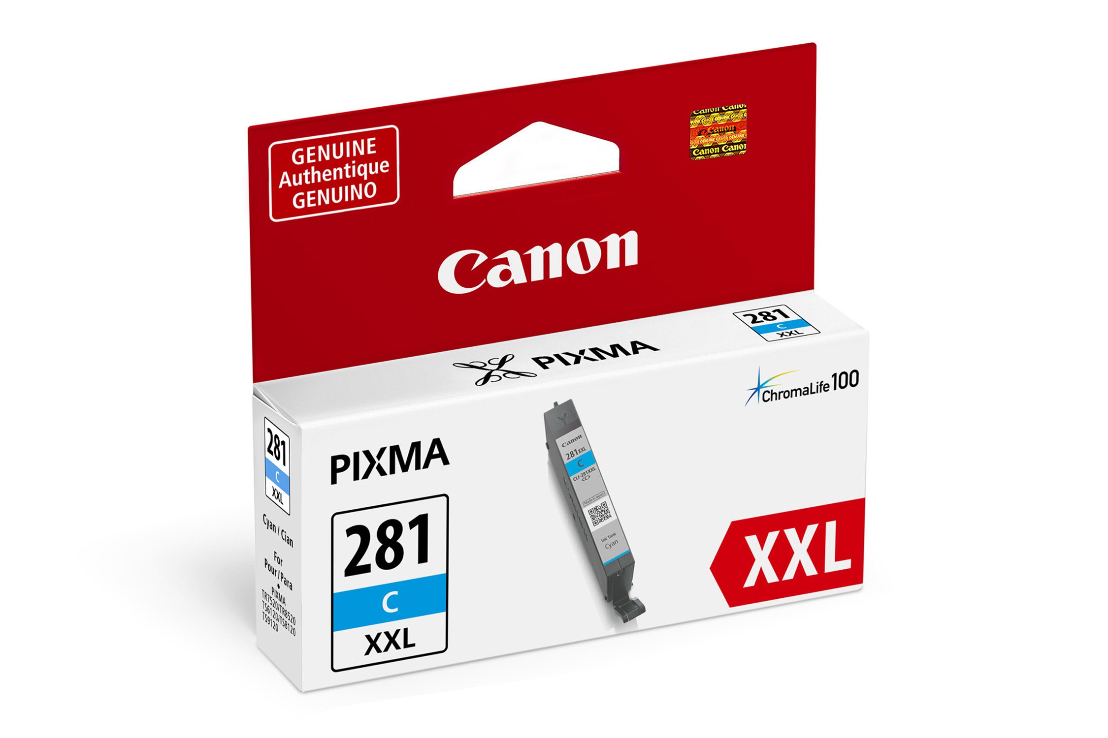 Foto 3 pulgar | Depósito De Tinta Canon Cli-281xxl, Color Cian, Compatible Con Ts9120, Tr8520 - Venta Internacional.