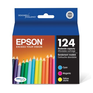 Foto 1 | Cartucho De Tinta Epson 124 Durabrite Ultra Standard Color Pack - Venta Internacional.