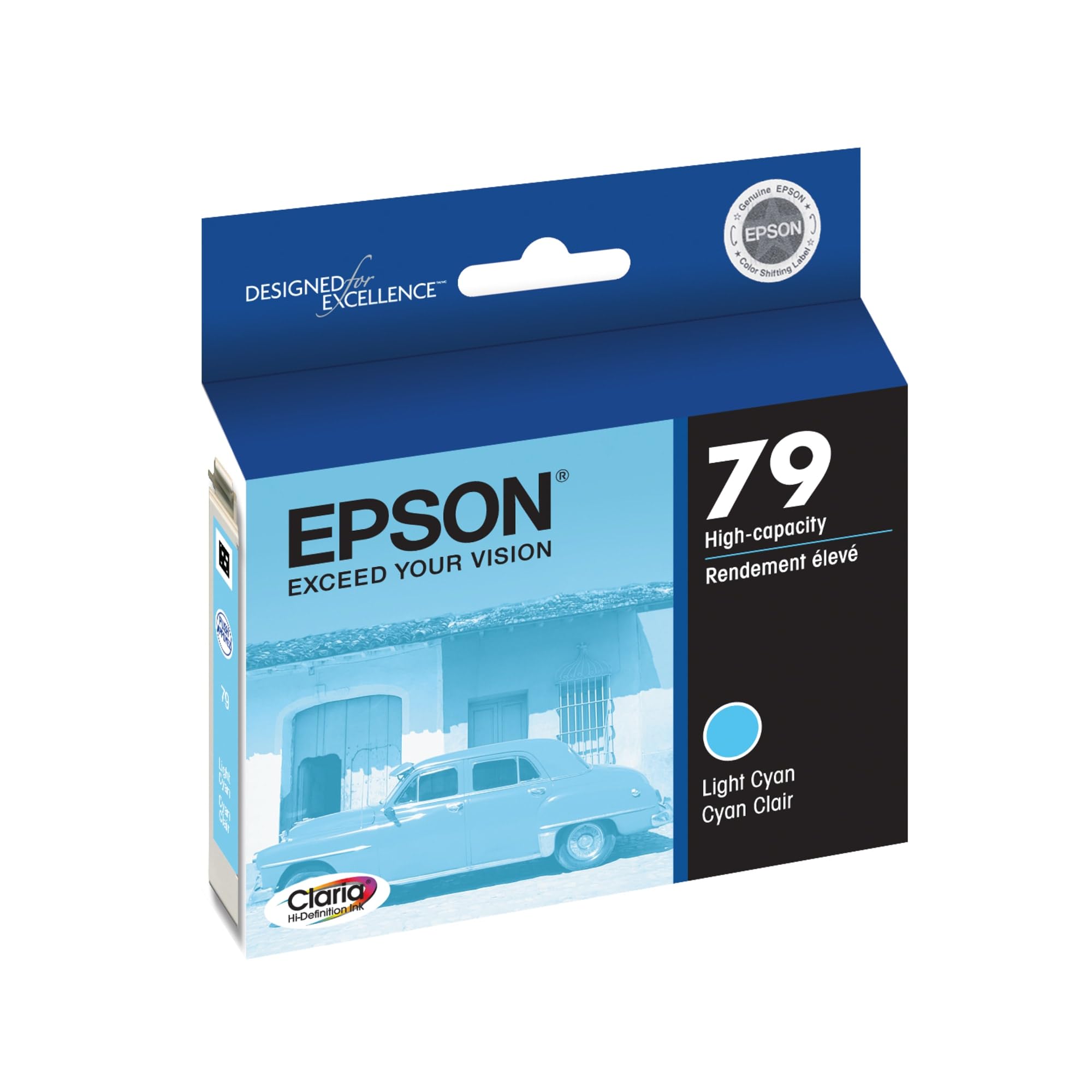 Foto 2 | Cartucho De Tinta Epson 79 Claria Hi-definition Light Cyan T079520 - Venta Internacional.