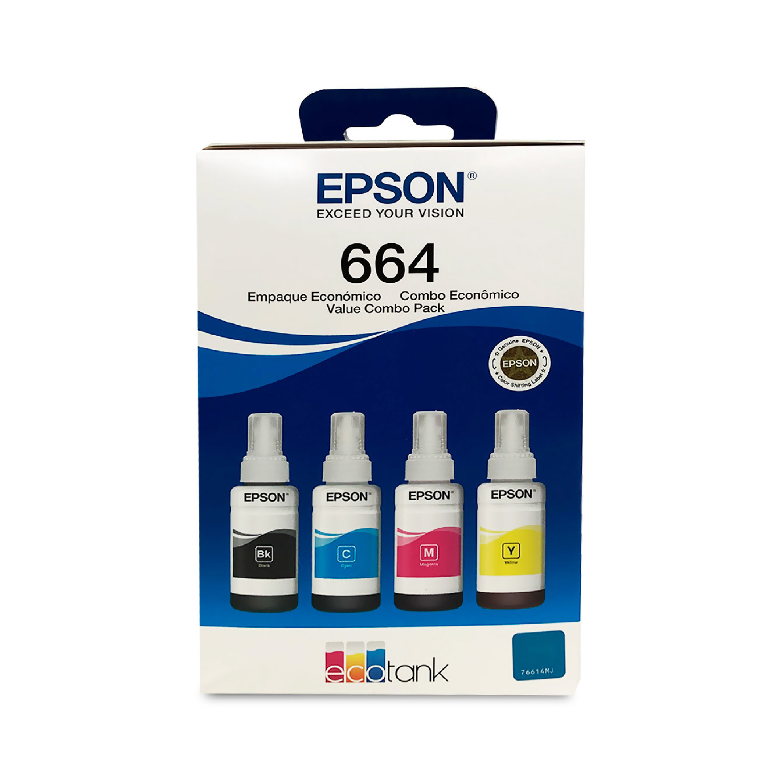 Foto 2 pulgar | Kit 4 Tintas Epson T664 Cmyk