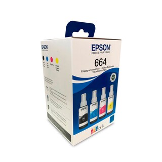 Foto 2 | Kit 4 Tintas Epson T664 Cmyk