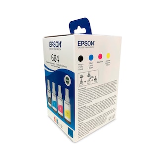 Foto 3 | Kit 4 Tintas Epson T664 Cmyk