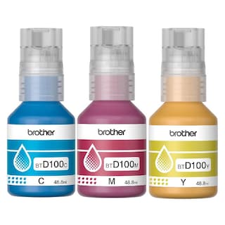 Foto 2 | Kit 3 Tintas Color Brother Btd100cl3pk Ultra Rendimiento