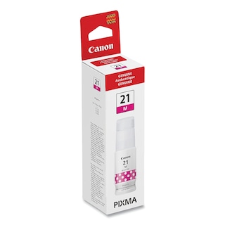 Foto 2 | Botella De Tinta Canon Gi-21 Magenta Genuina Megatank De 135 Ml, Color Magenta - Venta Internacional.