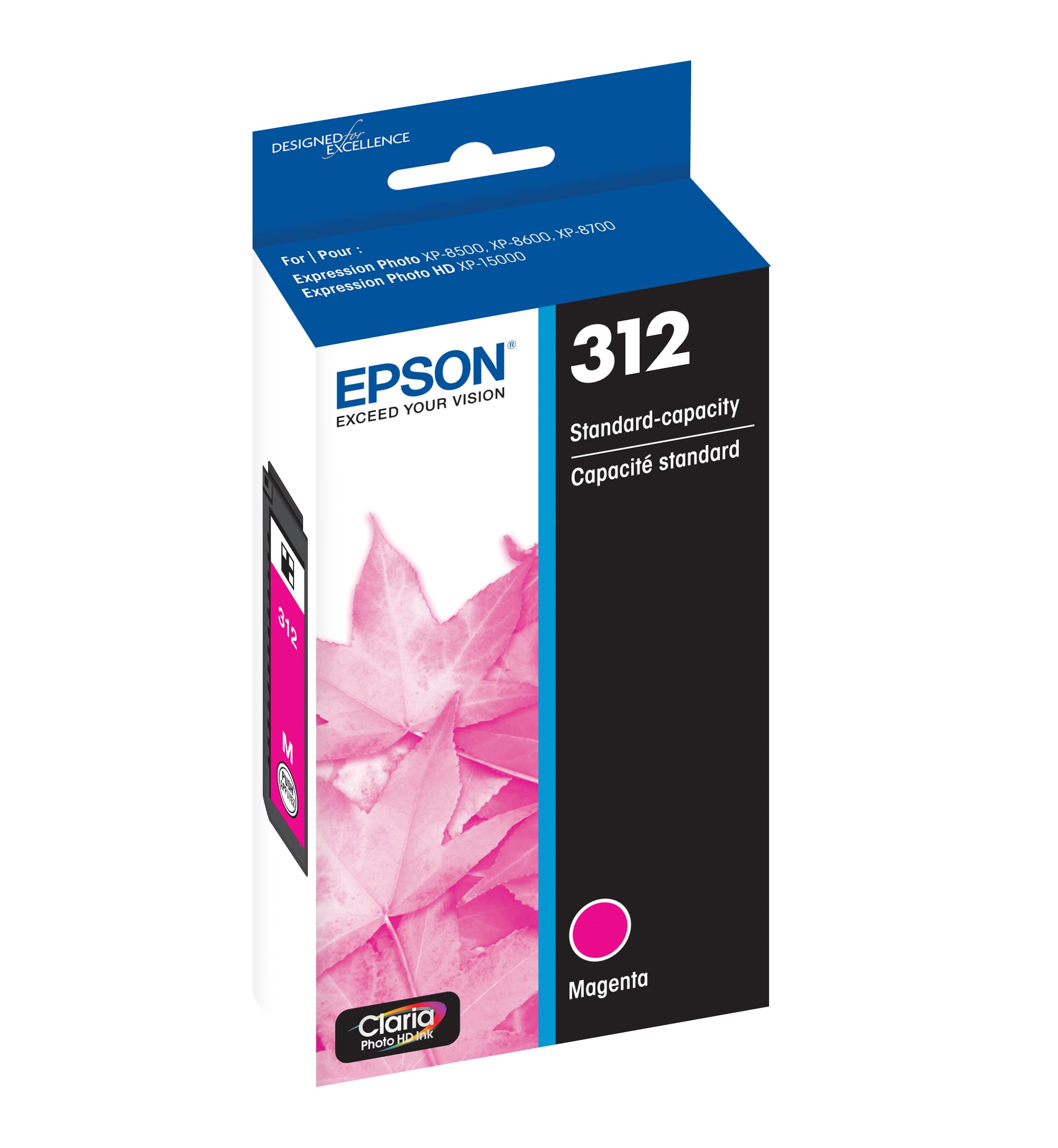 Foto 3 pulgar | Cartucho De Tinta Epson T312 Claria Photo Hd Magenta (pack De 2) - Venta Internacional.