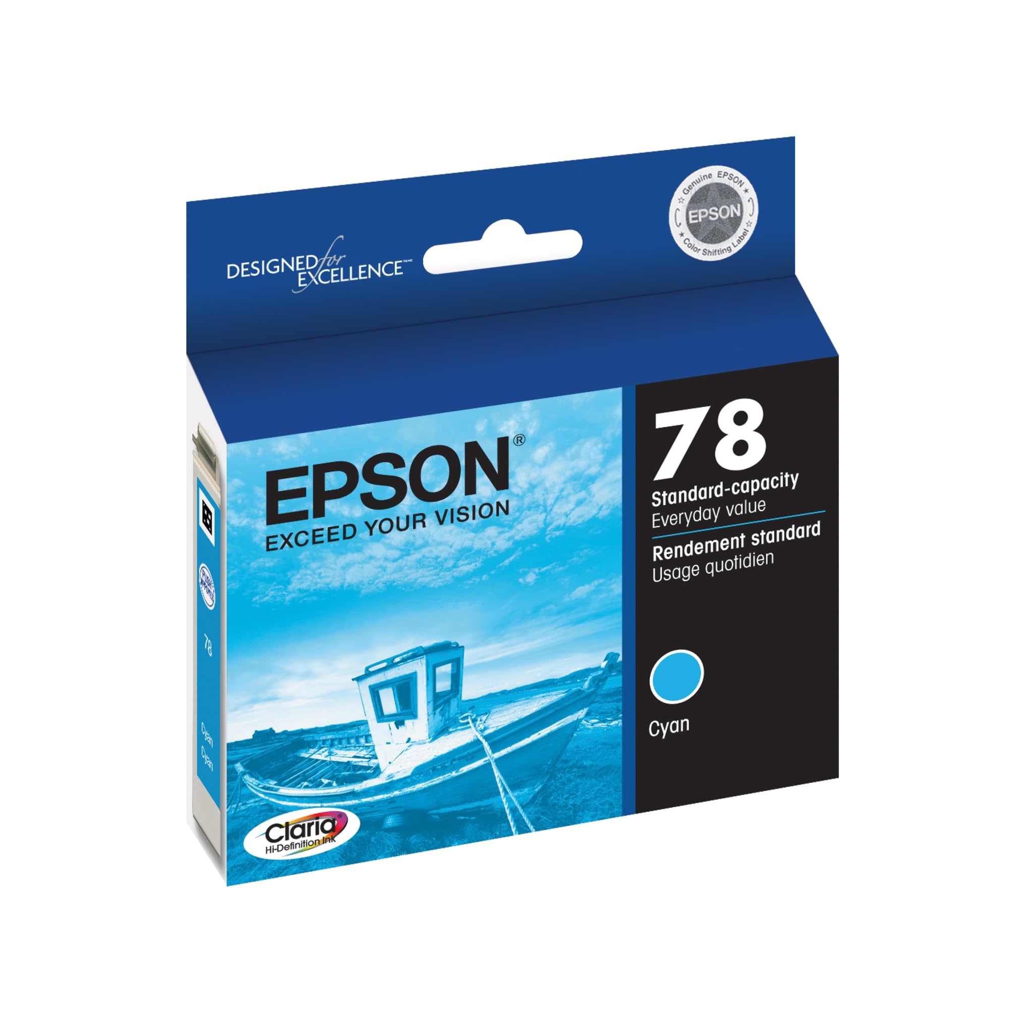 Foto 3 pulgar | Cartucho De Tinta Epson 78 Claria Hi-definition Cyan T078220 - Venta Internacional.