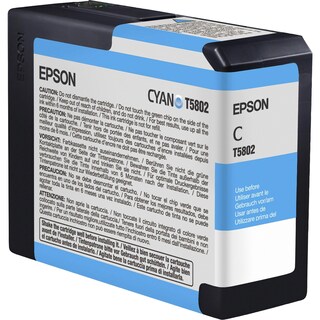 Foto 2 | Cartucho De Tinta Epson T5802 Ultrachrome K3 Cyan Para Stylus Pro 3800 Y 3880 - Venta Internacional.
