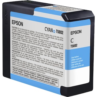 Foto 4 | Cartucho De Tinta Epson T5802 Ultrachrome K3 Cyan Para Stylus Pro 3800 Y 3880 - Venta Internacional.