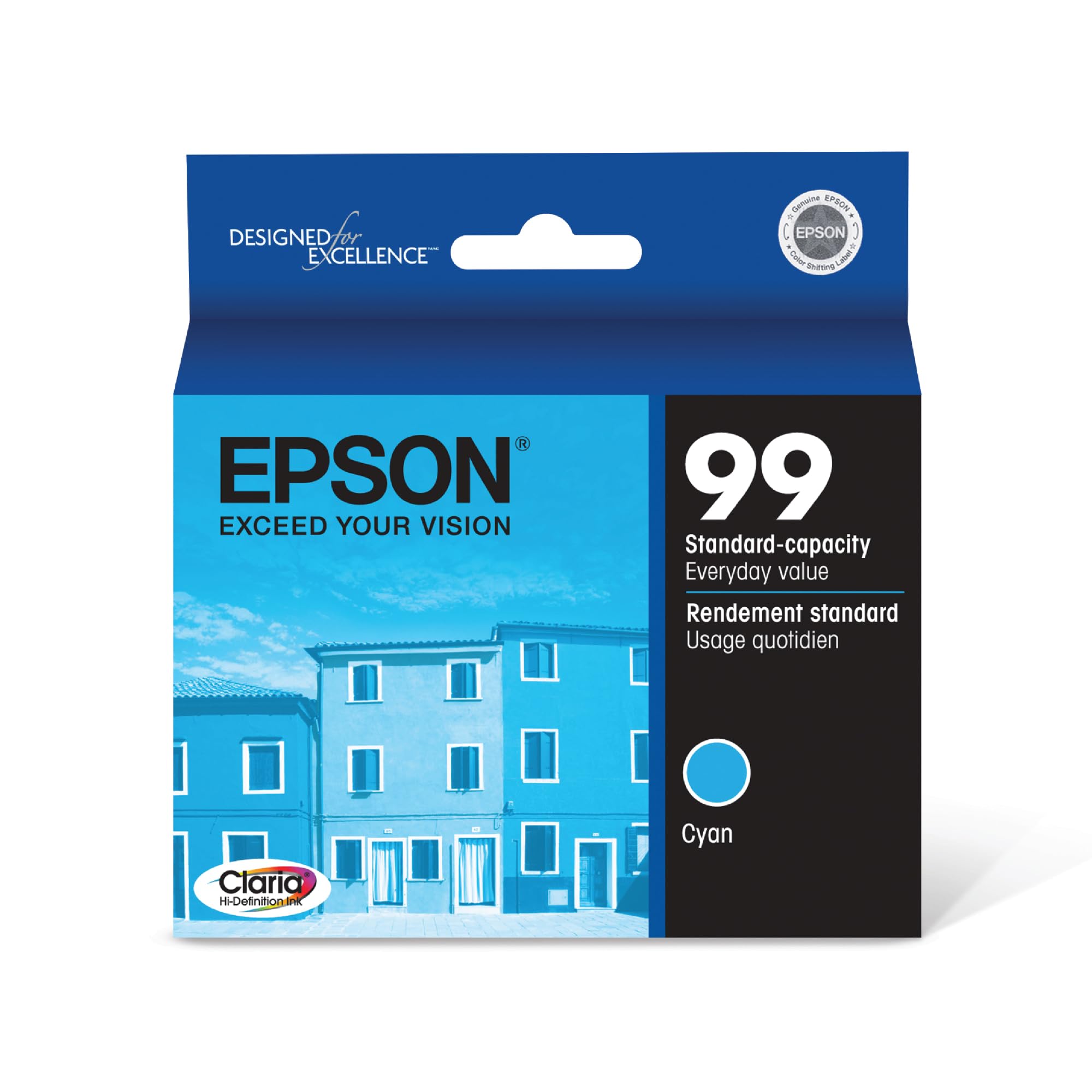 Foto 1 | Cartucho De Tinta Epson 99 Claria Hi-definition Cyan T099220-s - Venta Internacional.