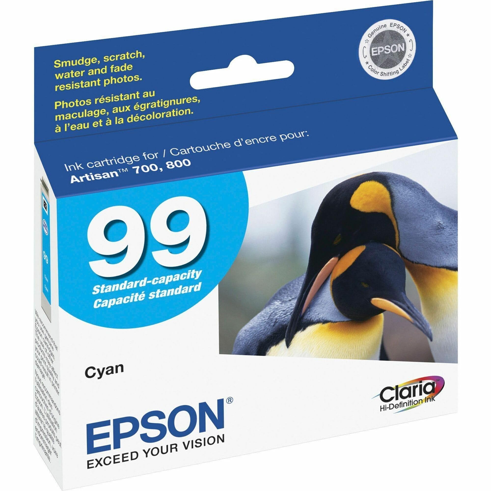 Foto 7 pulgar | Cartucho De Tinta Epson 99 Claria Hi-definition Cyan T099220-s - Venta Internacional.