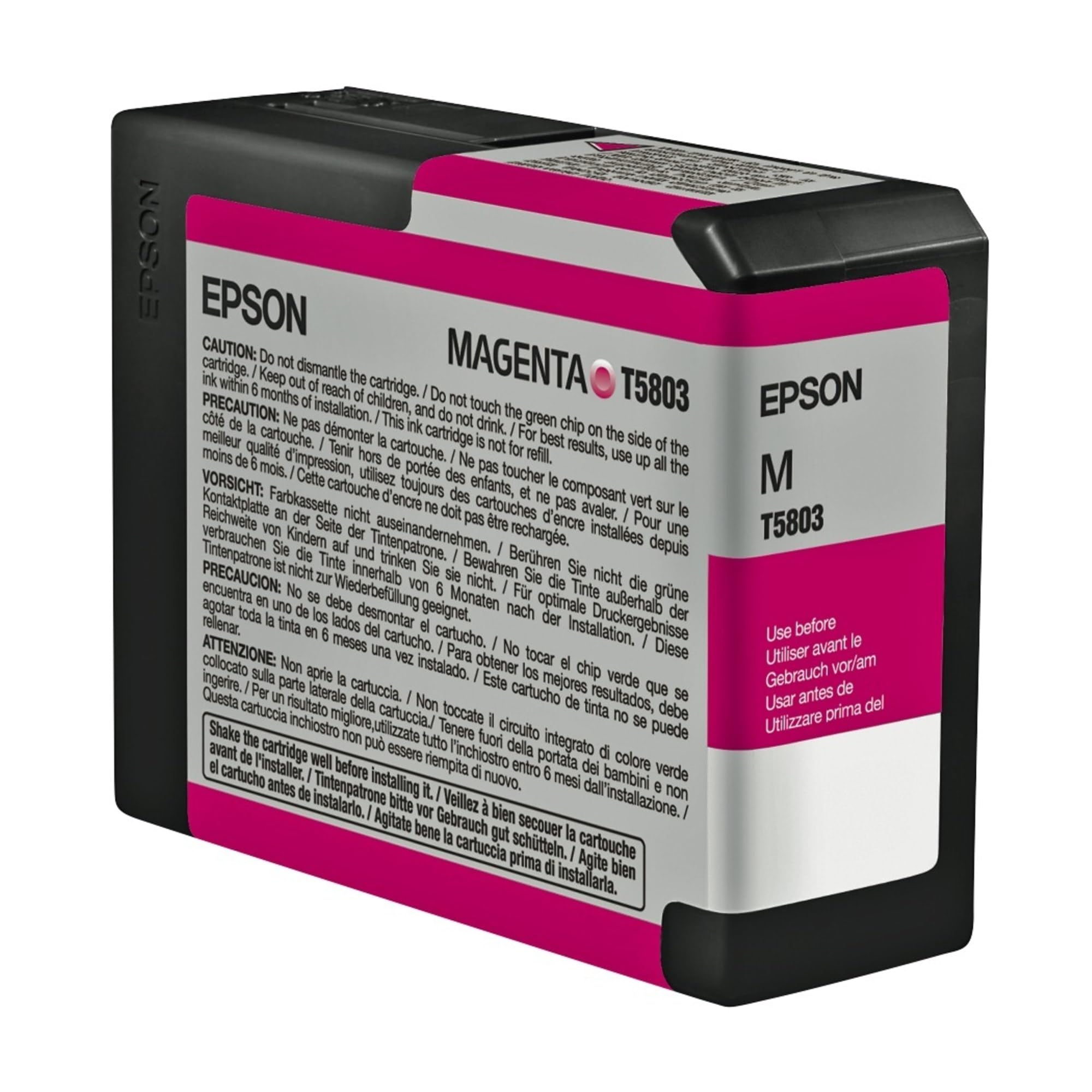 Foto 2 pulgar | Cartucho De Tinta Epson T5803 Ultrachrome K3 Magenta Para Stylus Pro 3800 - Venta Internacional.